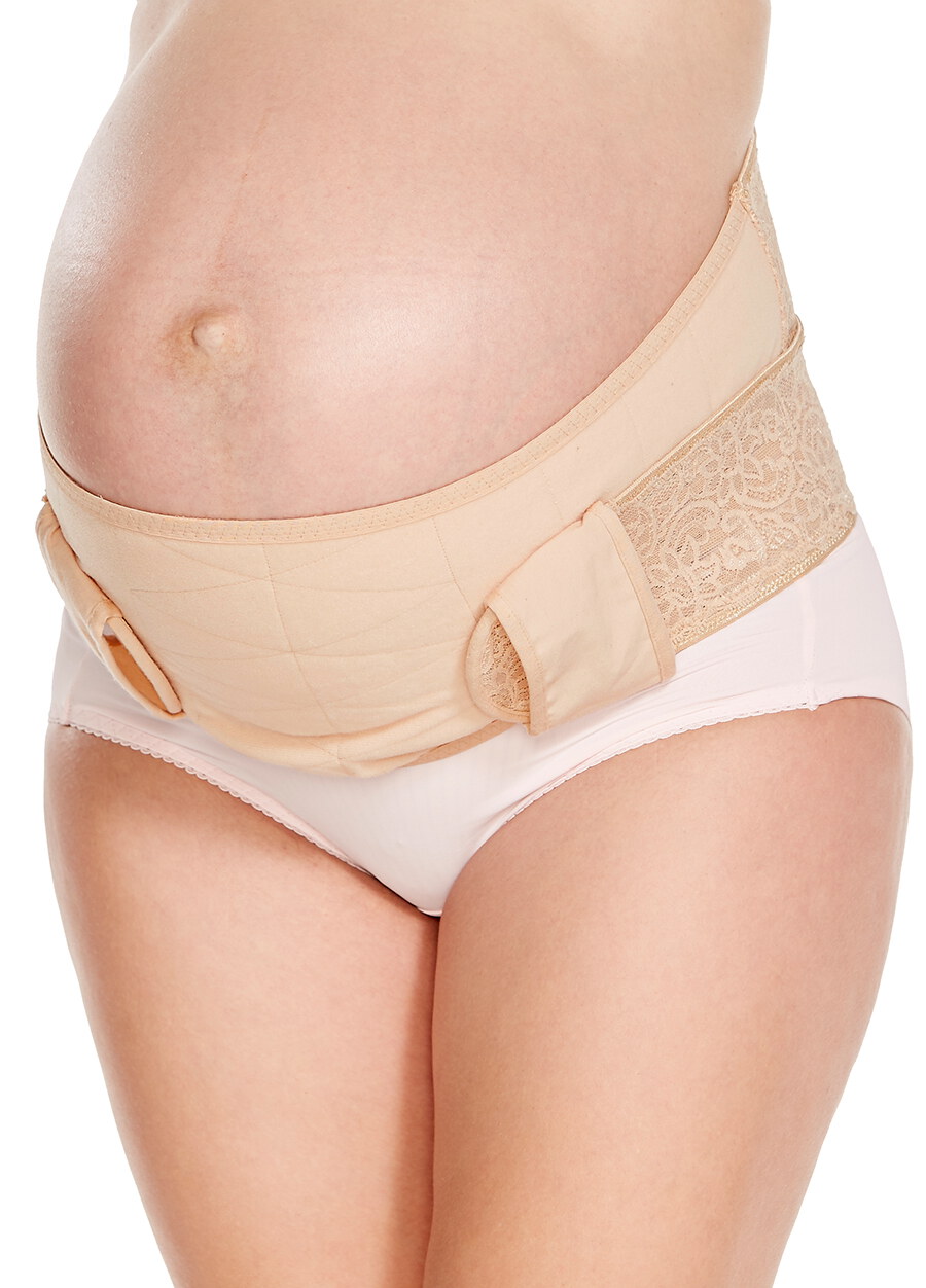 孕期蕾絲護膚機能托腹帶