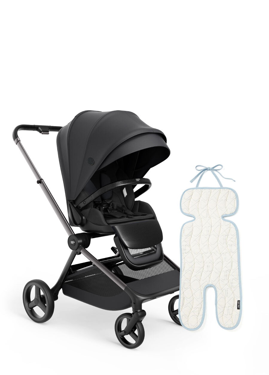 高景觀雙向秒收嬰兒推車 + 敷料親膚棉推車墊(儲值金贈品)