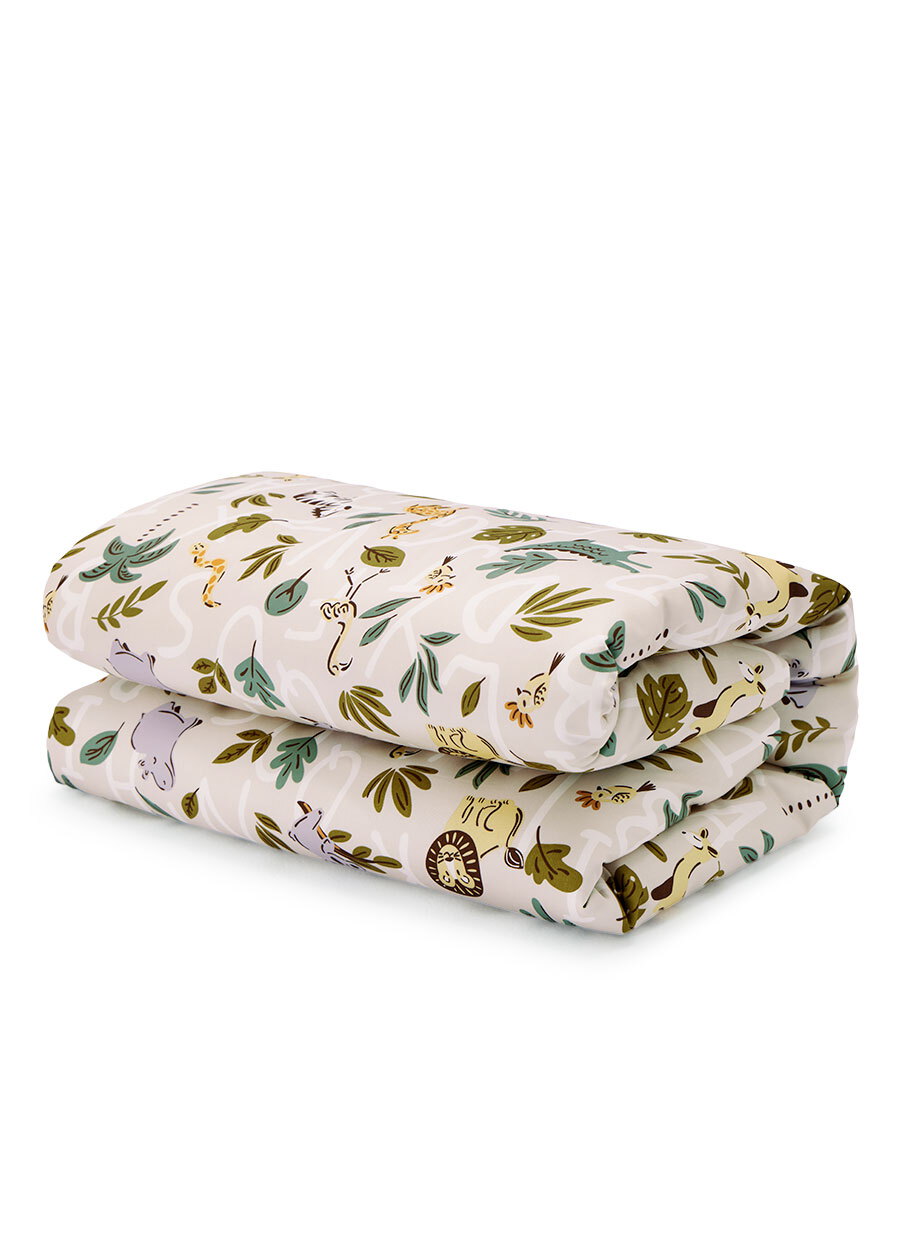 調溫抗菌安撫涼被(叢林ABC)—睡袋組適用