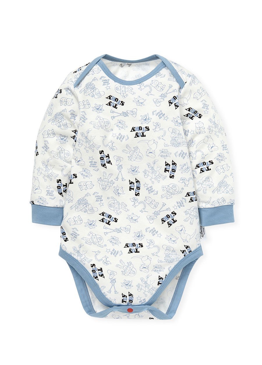 BABY Q彈棉質長袖包屁衣(2入)-玩具總動員