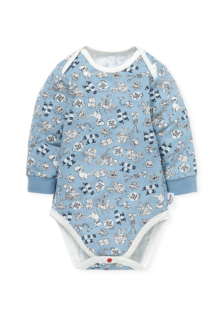 BABY Q彈棉質長袖包屁衣(2入)-玩具總動員