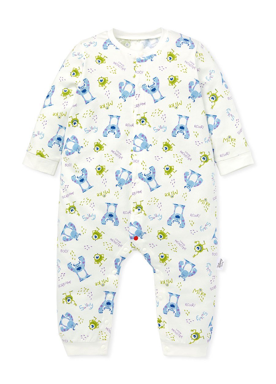 BABY長袖連身衣-怪獸大學