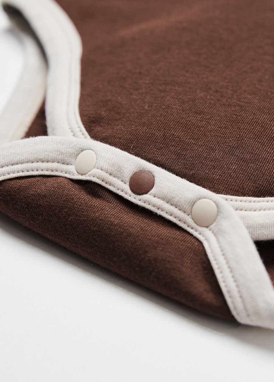 BABY Q彈棉質無袖包屁衣-北極熊