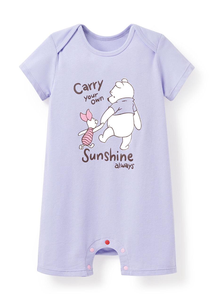 BABY 迪士尼Q彈連身包屁衣-維尼