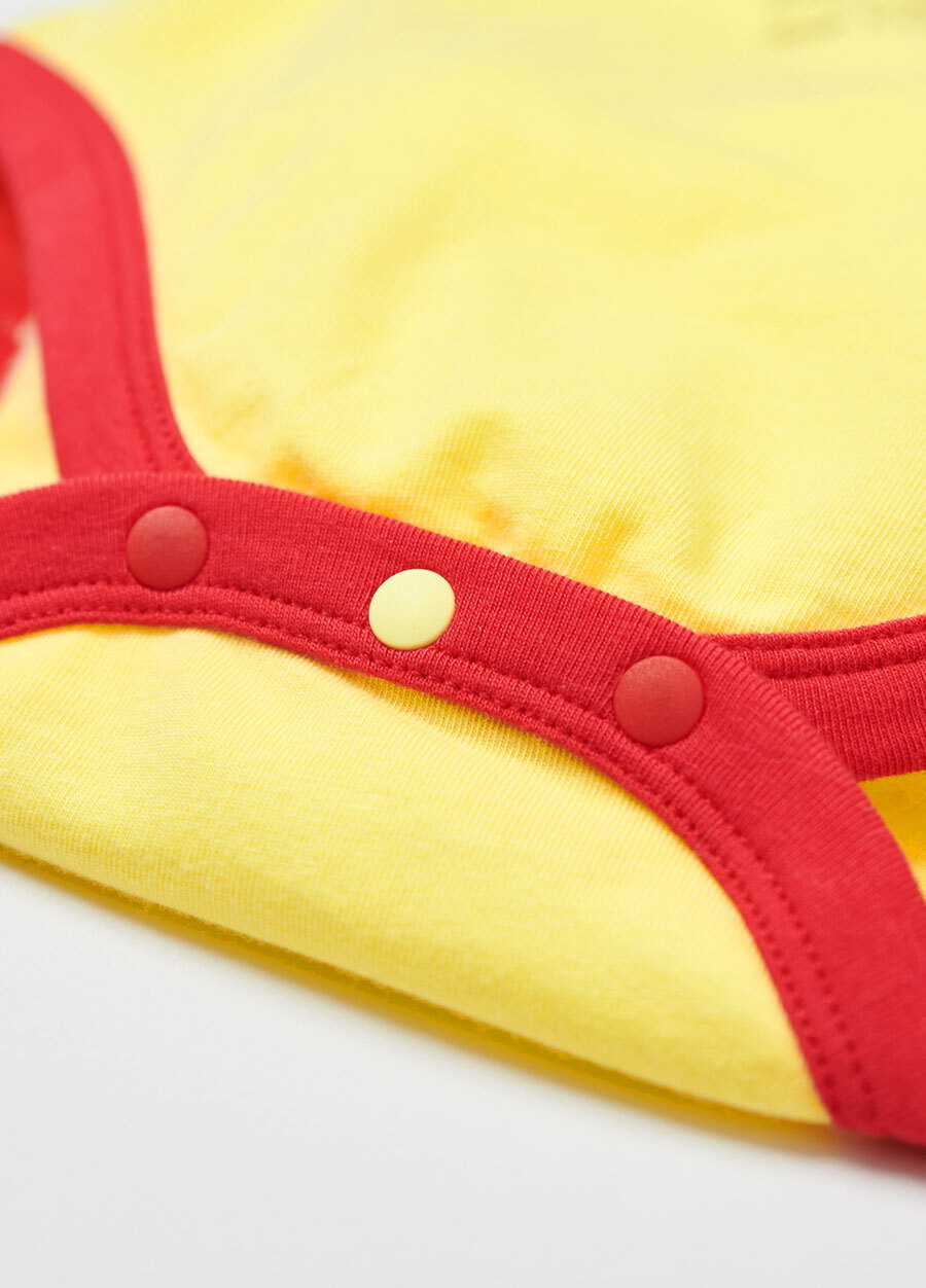 BABY迪士尼Q彈棉質包屁衣-維尼與小豬