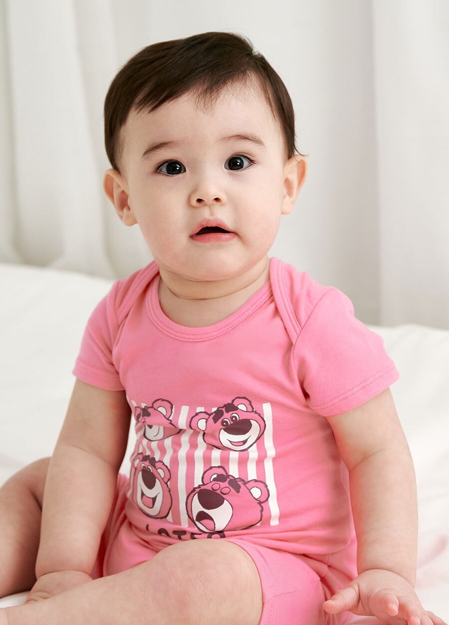 BABY 迪士尼Q彈連身包屁衣-熊抱哥