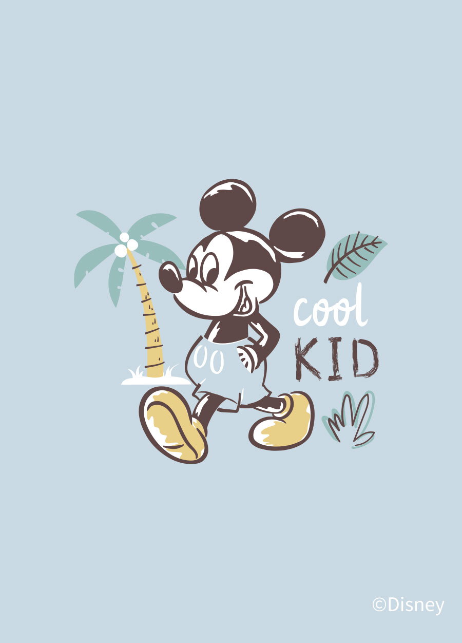 BABY 迪士尼Q彈棉質包屁衣-夏日米奇