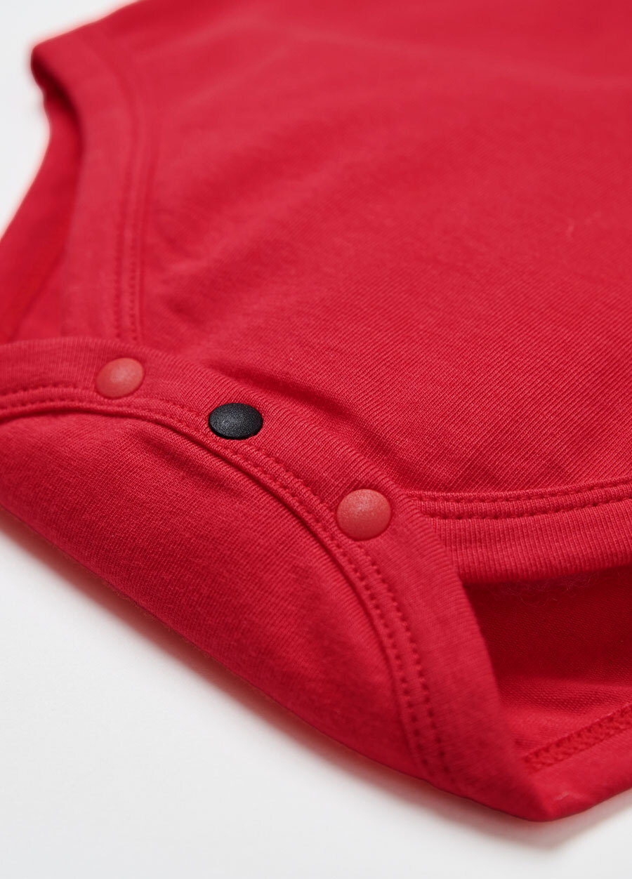 BABY迪士尼Q彈棉質包屁衣-遮眼米妮