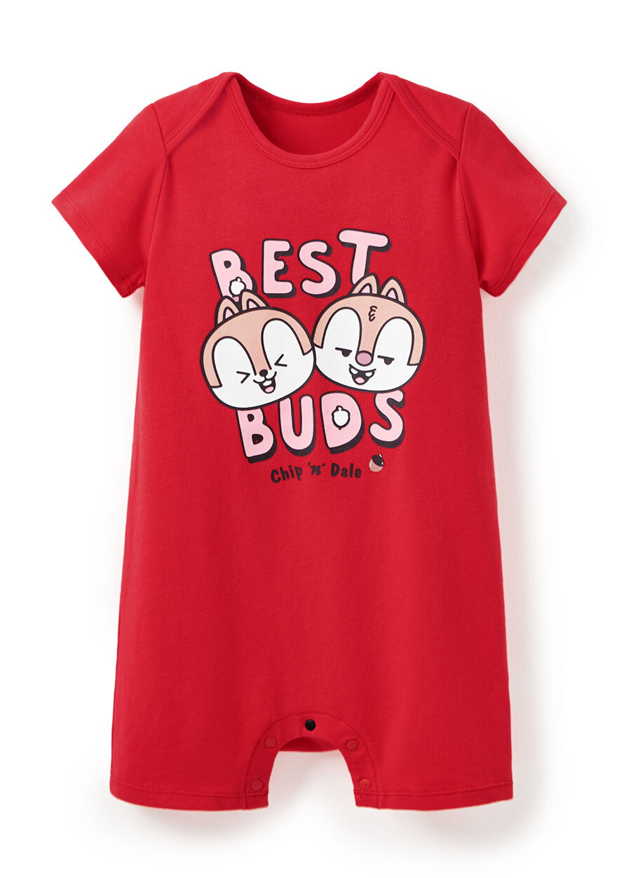 BABY迪士尼Q彈連身包屁衣-奇奇&蒂蒂