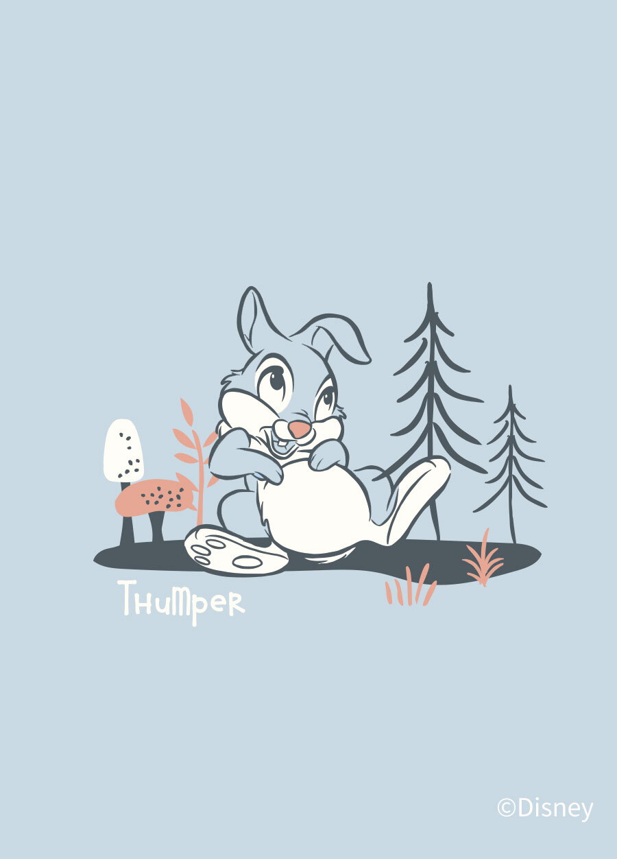 BABY迪士尼Q彈棉質包屁衣-桑普兔