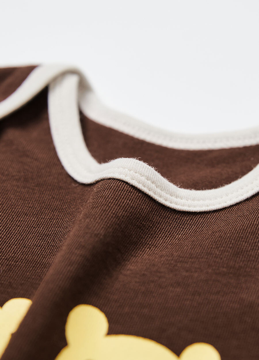 BABY迪士尼Q彈無袖連身包屁衣-維尼