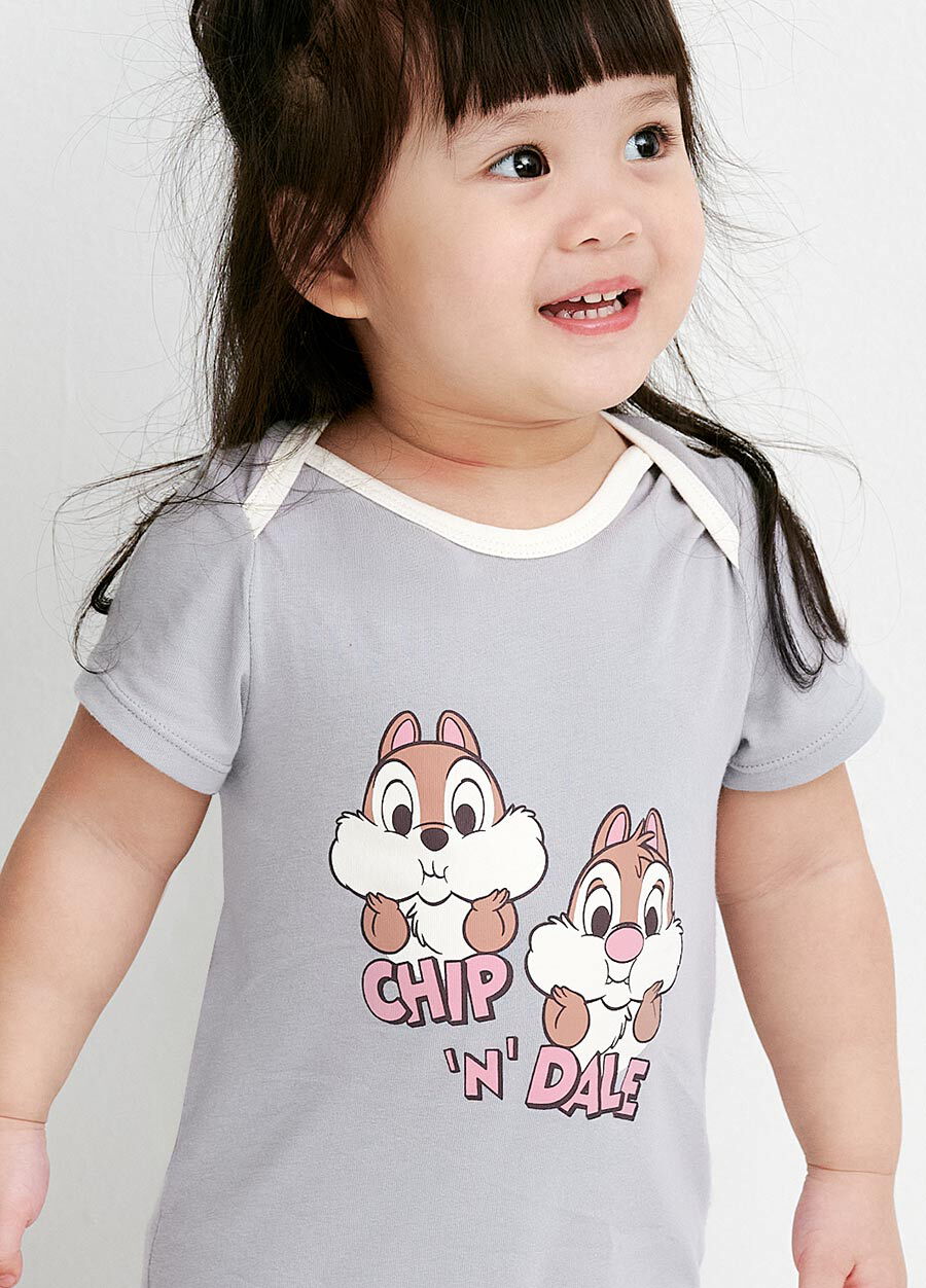 BABY 迪士尼棉質包屁衣-奇奇與蒂蒂