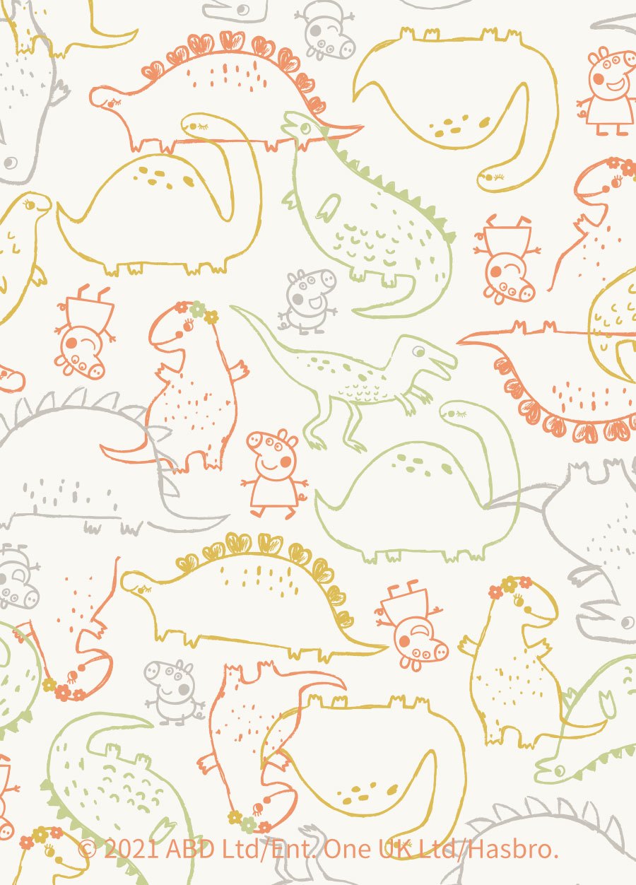 抗菌防踢被(秋冬款3Y)拉鍊款-恐龍佩佩豬