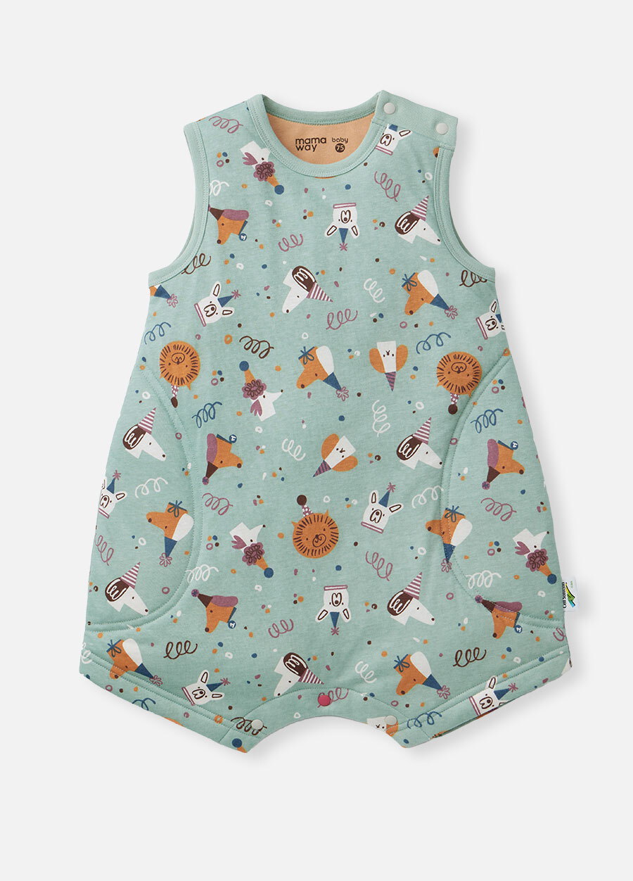 抗菌防踢被(薄款)-小狗派對