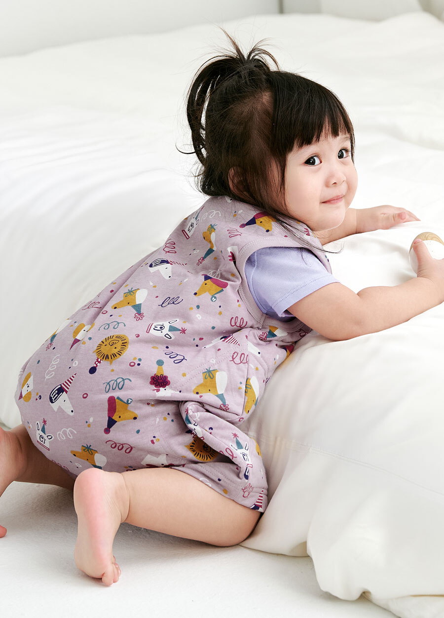 抗菌防踢被(薄款)-小狗派對