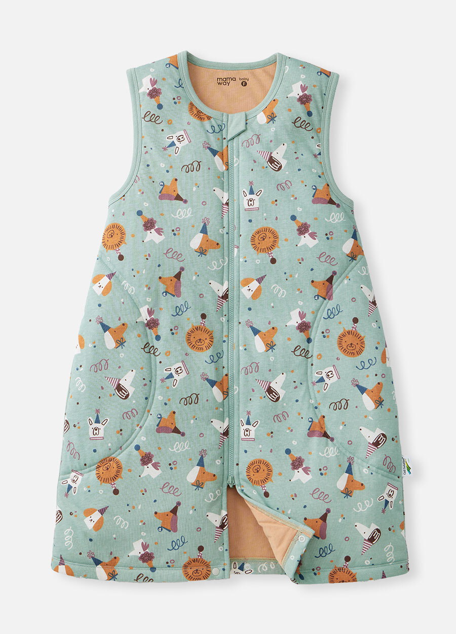 抗菌防踢被(薄款)-小狗派對