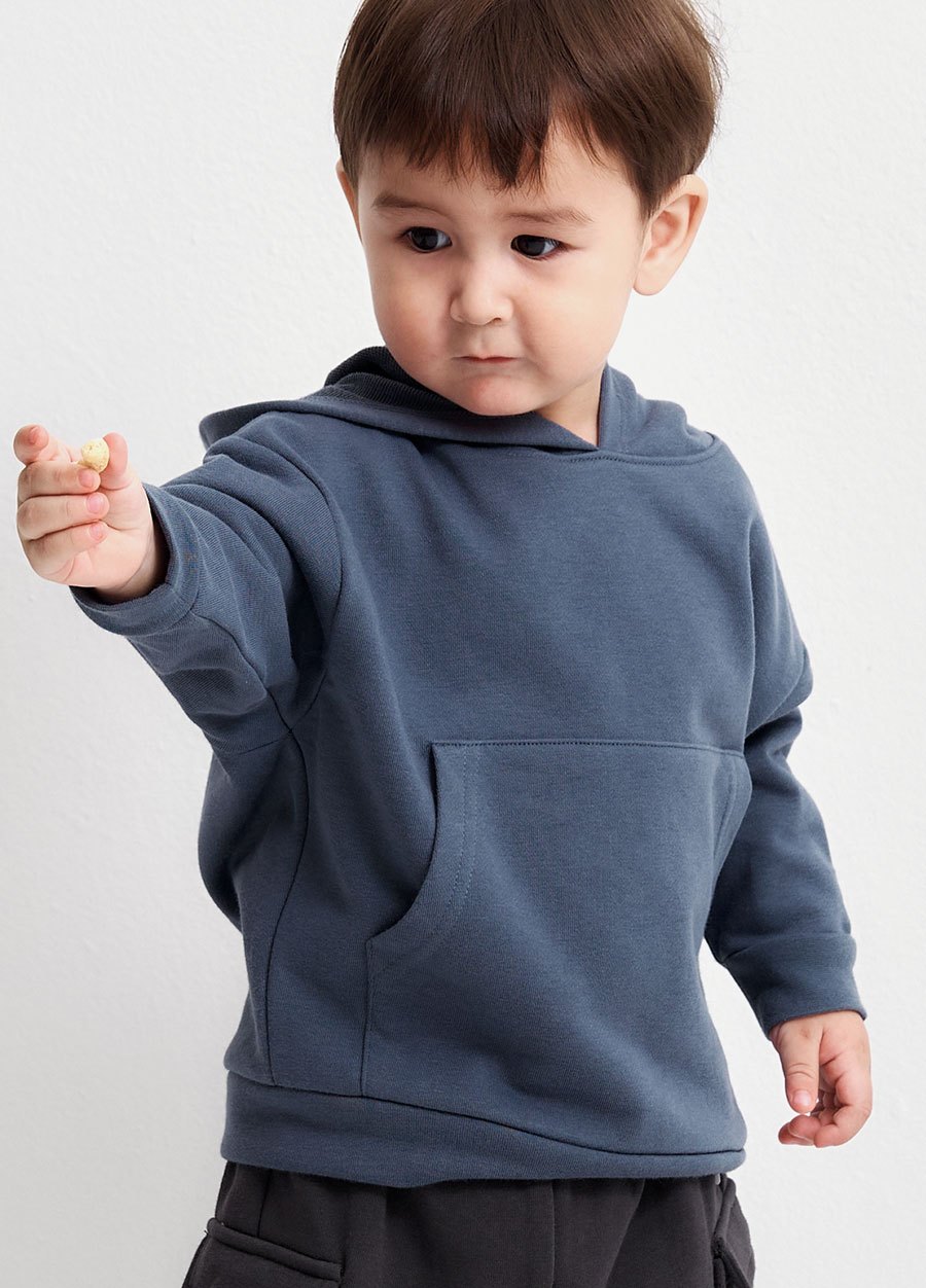 BABY棉質連帽寬鬆上衣