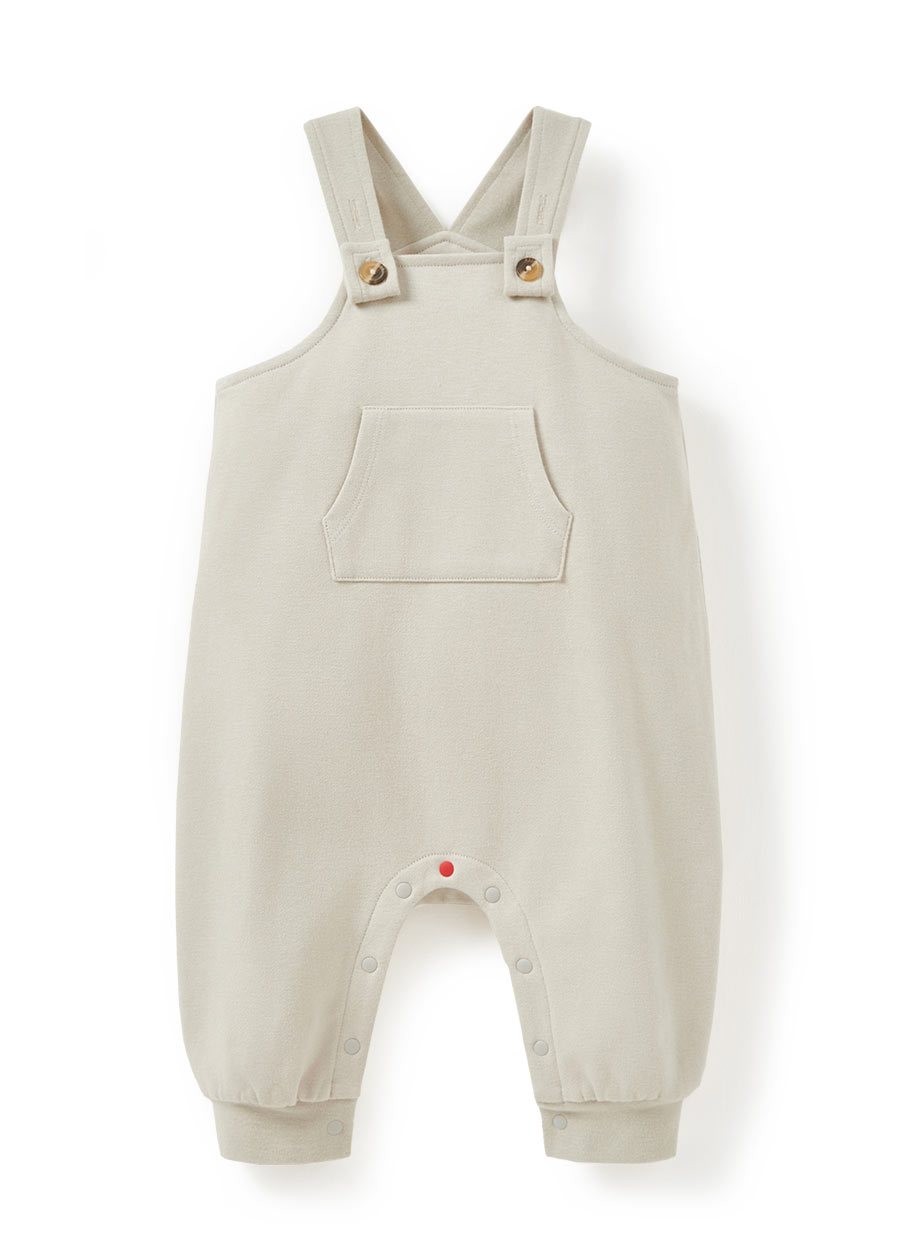 BABY棉質連身吊帶褲