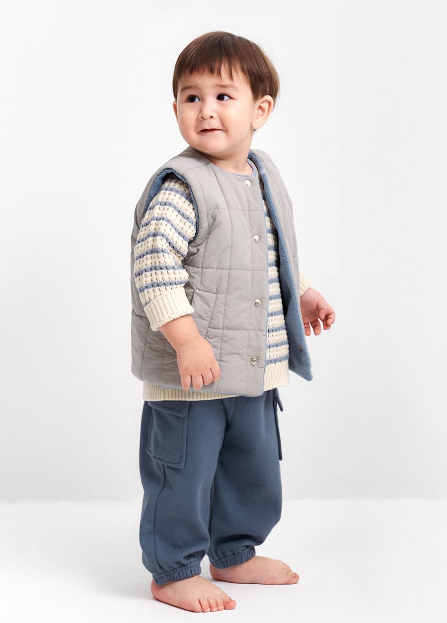 BABY棉質工作束口褲