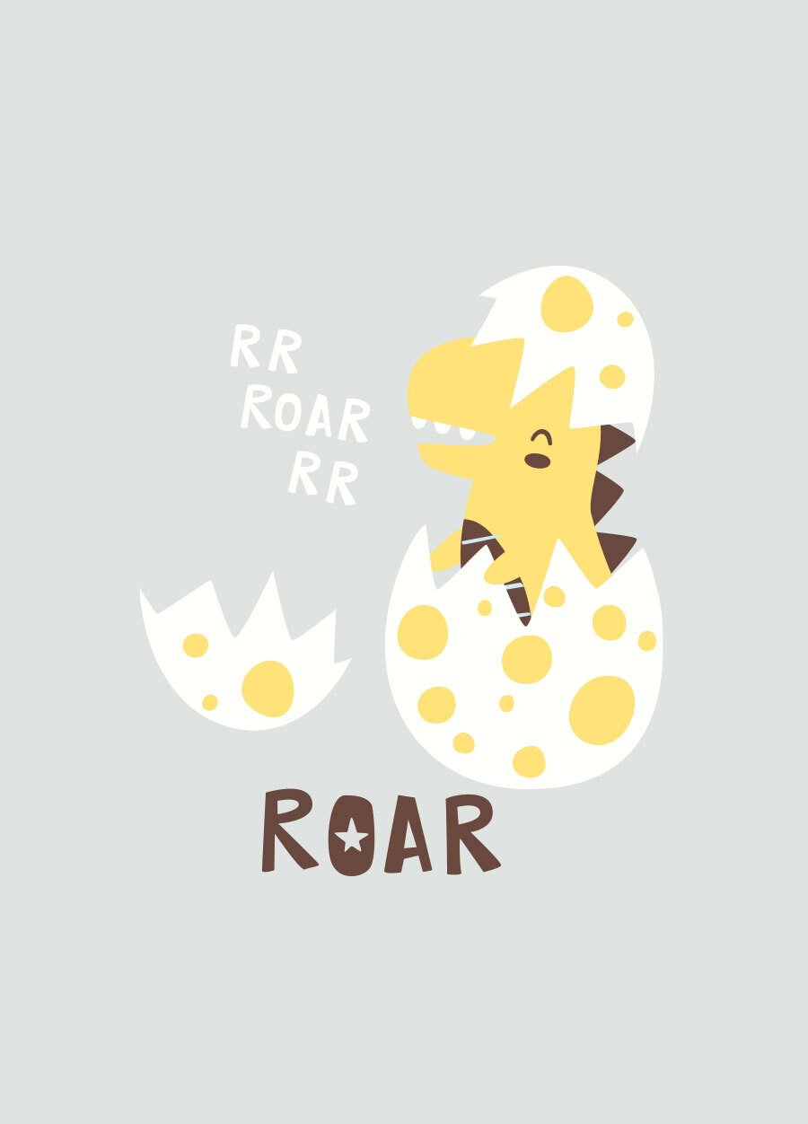 新生兒Q彈棉質包屁衣-恐龍