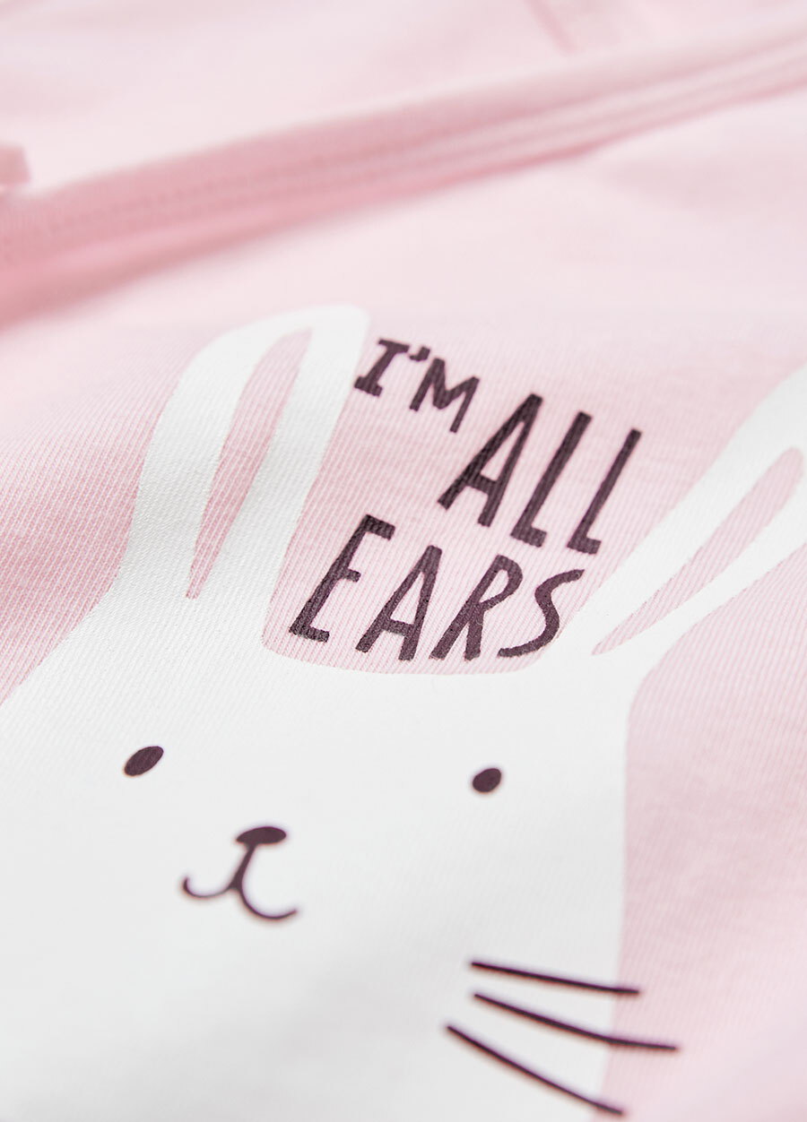 新生兒 Q彈棉質包屁衣-兔寶寶