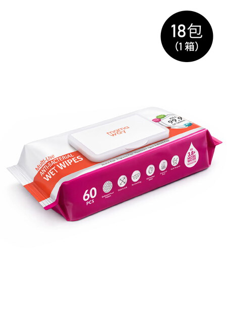 抗菌濕巾(18包/箱)-白色1
