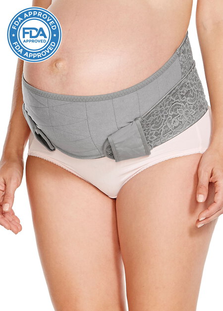 孕期蕾絲護膚機能托腹帶