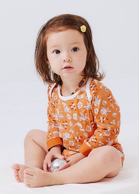 BABY Q彈棉質長袖包屁衣(2入)-玩具總動員