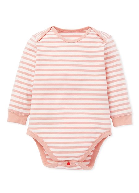 BABY Q彈棉質長袖包屁衣(2入)-仙草