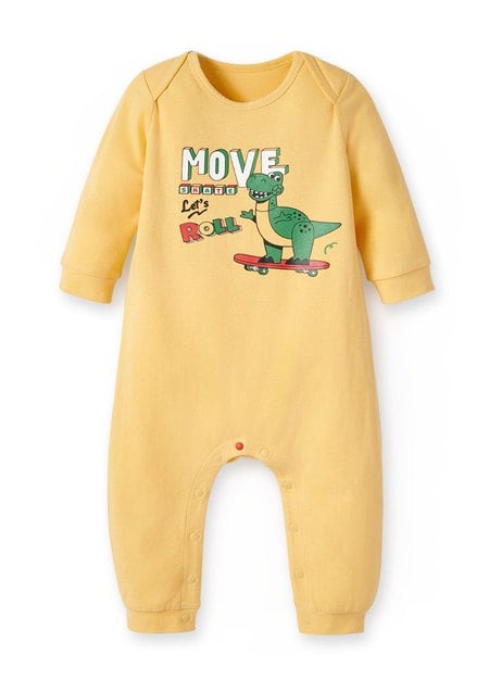 BABY迪士尼長袖連身衣-抱抱龍