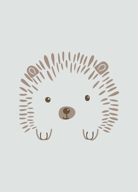 BABY Q彈連身包屁衣-刺蝟