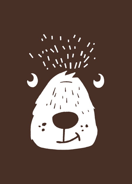 BABY Q彈棉質無袖包屁衣-北極熊