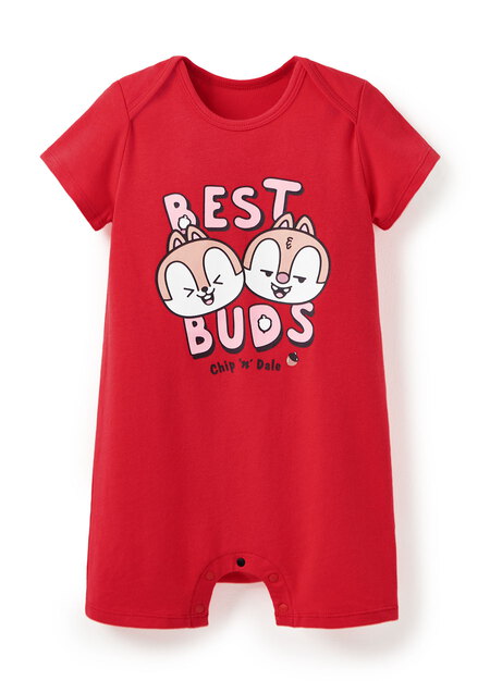 BABY迪士尼Q彈連身包屁衣-奇奇&蒂蒂