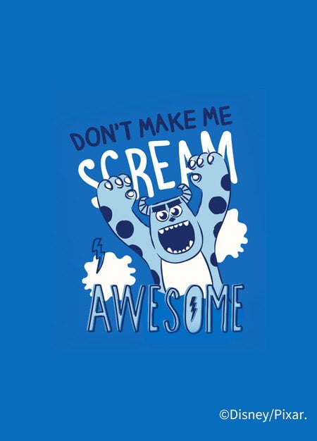 BABY迪士尼Q彈棉質包屁衣-大頭毛怪