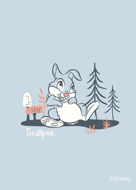 BABY迪士尼Q彈棉質包屁衣-桑普兔