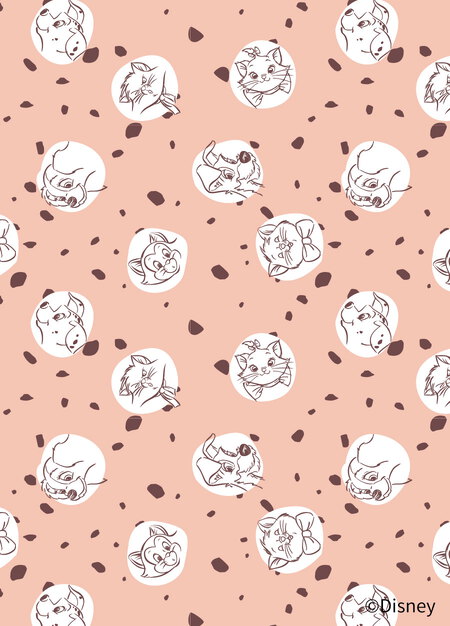 BABY迪士尼Q彈棉質包屁衣-點點貓狗