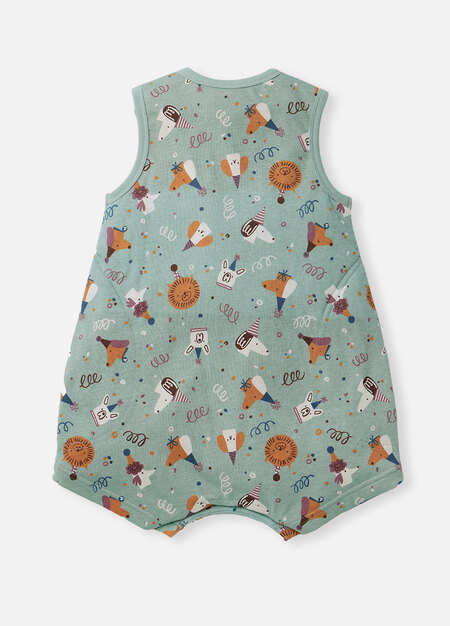 抗菌防踢被(薄款)-小狗派對