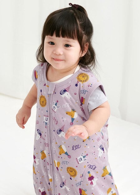 抗菌防踢被(薄款)-小狗派對