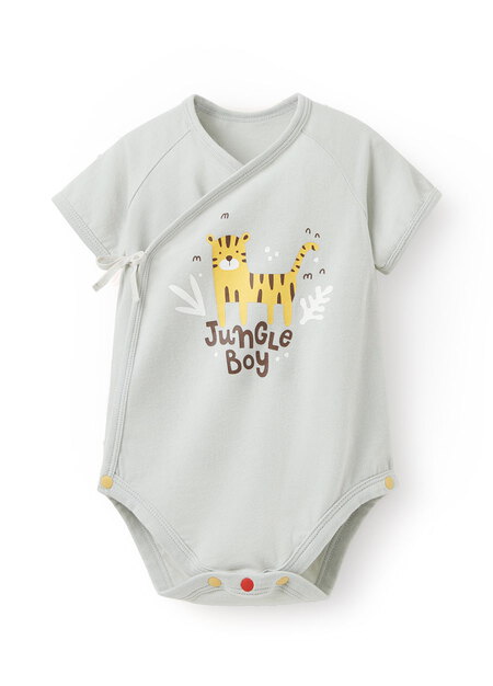 新生兒Q彈棉質包屁衣-老虎