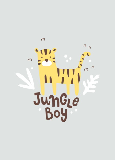 新生兒Q彈棉質包屁衣-老虎