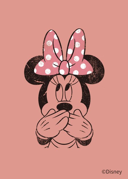 迪士尼米妮長版厚刷毛孕哺帽T