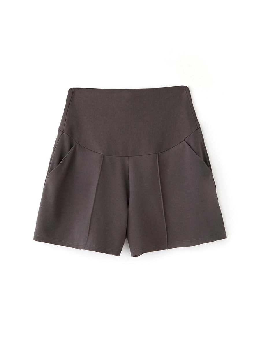 彈力壓線孕婦短褲