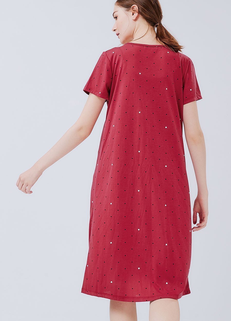 點點米奇頭孕哺居家洋裝