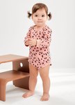 BABY Q彈棉質長袖包屁衣(2入)-仙草