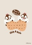 BABY迪士尼Q彈連身包屁衣-奇奇&蒂蒂