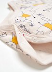 BABY Q彈棉質長袖包屁衣-童趣線條