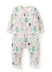 BABY 長袖連身衣-童趣線條