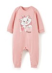 BABY迪士尼蓄熱保溫長袖連身衣-瑪麗貓
