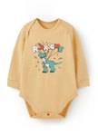 BABY迪士尼蓄熱保溫長袖包屁衣-抱抱龍
