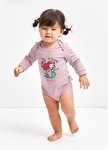 BABY 迪士尼蓄熱保溫長袖包屁衣-小美人魚